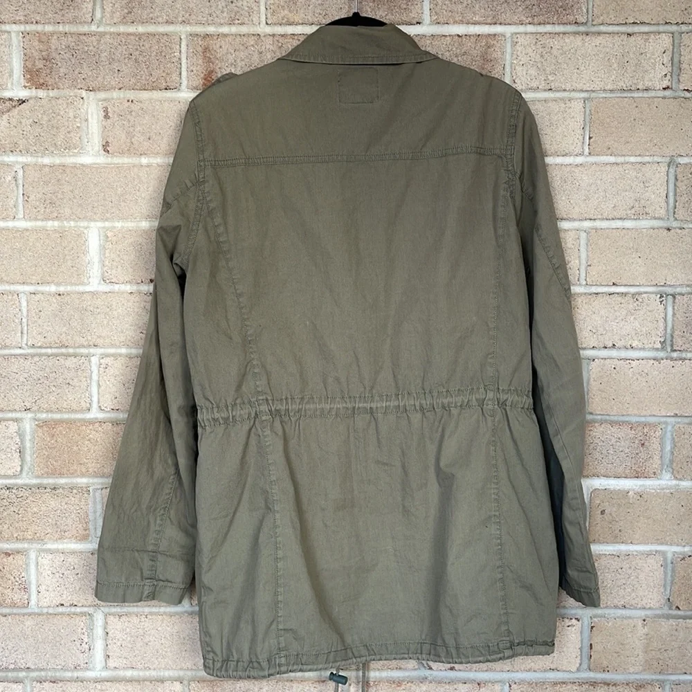 Billabong Olive Green Longline Utility Jacket